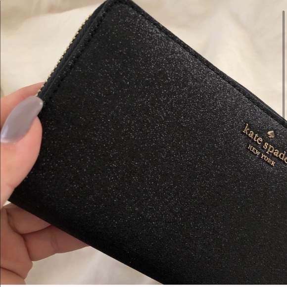 Kate Spade Joeley Glitter Large Continental Wallet - Picture 3 of 7
